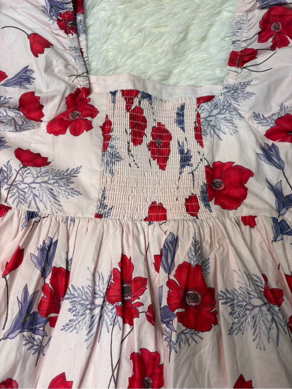 Tuckernuck Hyacinth House Pink Floral Square Neck Veronica Dress, NWT size XS - Picture 10 of 11